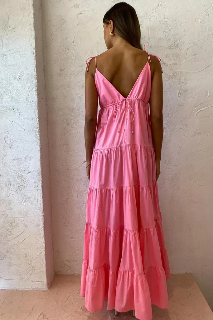 Steele Camellia Dress - Pink