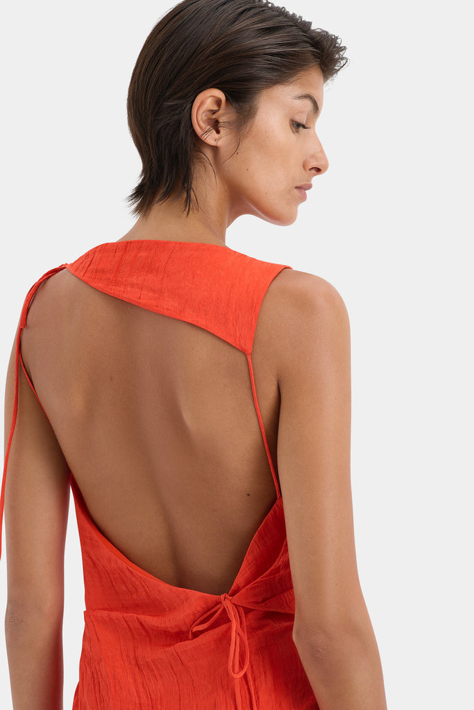 strapless open back dress Lace Rehearsal Dinner Dress / 